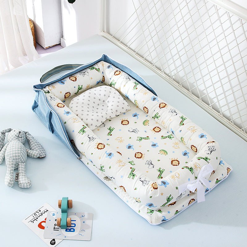 Baby Removable And Washable Bed Crib Portable Crib Travel Bed For Children Infant Kids Cotton Cradle - Oopsdadforgot.com