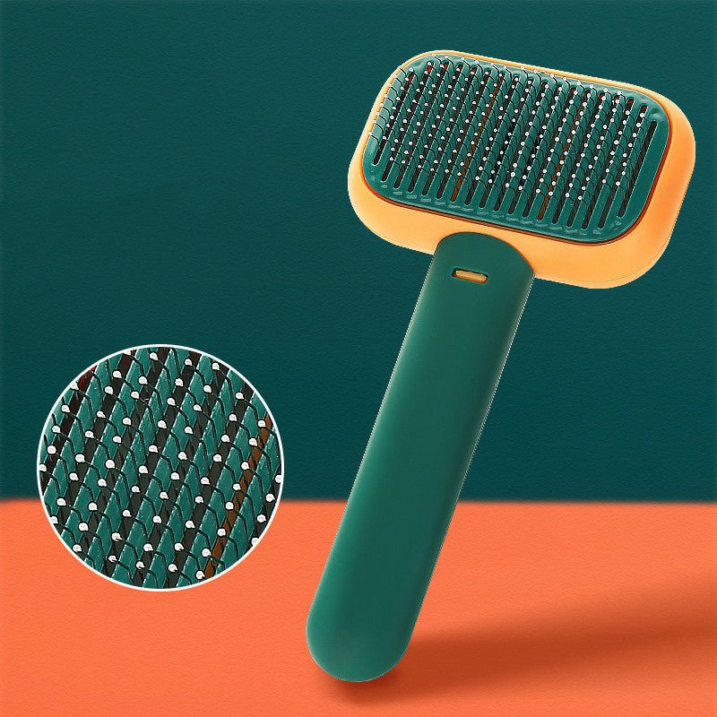New Pet Cat Dog Hair Brush Hair Massage Comb Open - Knot Brush Grooming Cleaning Tool Stainless Steel Comb - Oopsdadforgot.com