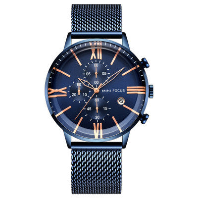 Luxury Men’s Quartz Watch – Precision Timepiece with Stylish Stainless Steel Design