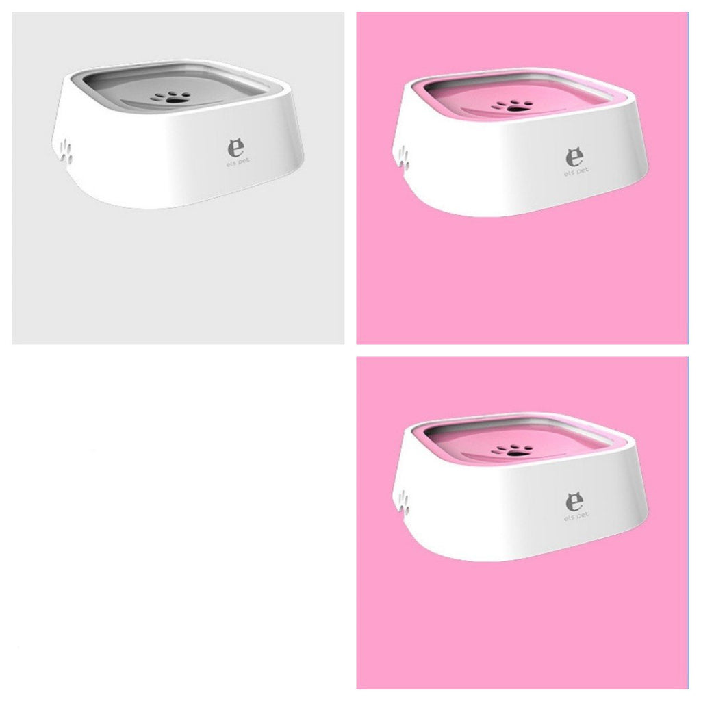 1.5L Cat Dog Water Bowl Carried Floating Bowl Anti - Overflow Slow Water Feeder Dispenser Pet Fountain ABS&PP Dog Supplies - Oopsdadforgot.com