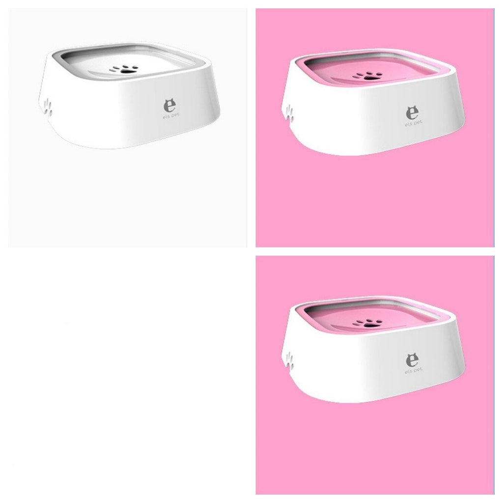 1.5L Cat Dog Water Bowl Carried Floating Bowl Anti - Overflow Slow Water Feeder Dispenser Pet Fountain ABS&PP Dog Supplies - Oopsdadforgot.com