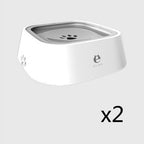 1.5L Cat Dog Water Bowl Carried Floating Bowl Anti - Overflow Slow Water Feeder Dispenser Pet Fountain ABS&PP Dog Supplies - Oopsdadforgot.com