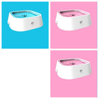1.5L Cat Dog Water Bowl Carried Floating Bowl Anti - Overflow Slow Water Feeder Dispenser Pet Fountain ABS&PP Dog Supplies - Oopsdadforgot.com
