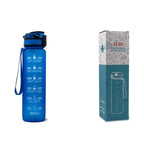 1L Tritan Water Bottle With Time Marker Bounce Cover Motivational Water Bottle Cycling Leakproof Cup For Sports Fitness Bottles - Oopsdadforgot.com