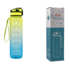 1L Tritan Water Bottle With Time Marker Bounce Cover Motivational Water Bottle Cycling Leakproof Cup For Sports Fitness Bottles - Oopsdadforgot.com