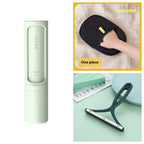 2 - 1 Reusable Pet Hair Remover Brush Lint Roller Portable Effective Self Cleaning Tool for Cat Dog Fur Hair Dust Removal Brush - Oopsdadforgot.com
