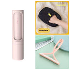 2 - 1 Reusable Pet Hair Remover Brush Lint Roller Portable Effective Self Cleaning Tool for Cat Dog Fur Hair Dust Removal Brush - Oopsdadforgot.com