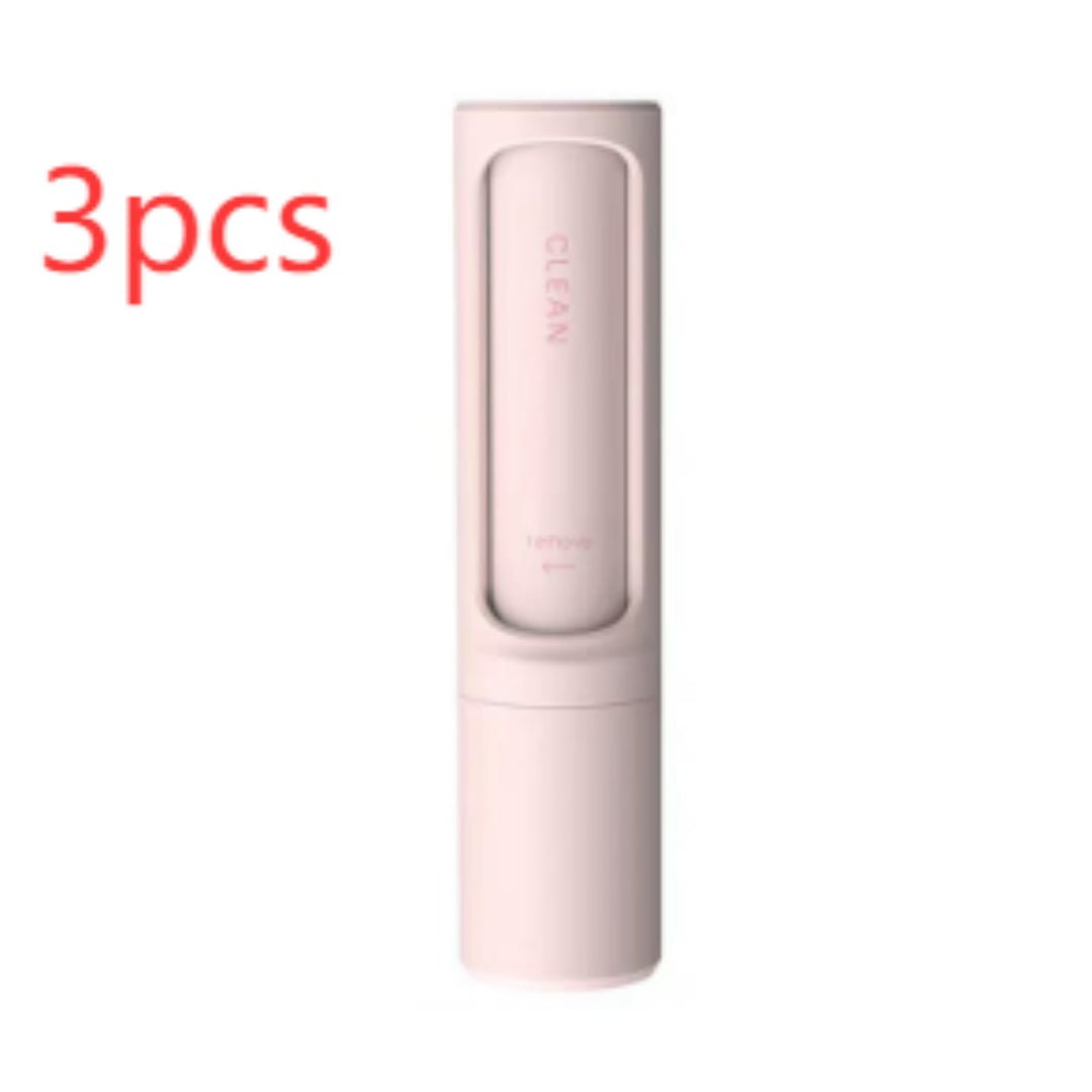 2 - 1 Reusable Pet Hair Remover Brush Lint Roller Portable Effective Self Cleaning Tool for Cat Dog Fur Hair Dust Removal Brush - Oopsdadforgot.com