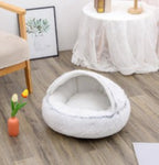 2 In 1 Dog And Cat Bed Pet Winter Bed Round Plush Warm Bed House Soft Long Plush Pets Bed Pet Products - Oopsdadforgot.com