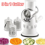 3 In 1 Vegetable Slicer Manual Kitchen Accessories Grater For Vegetable Cutter Round Chopper Mandolin Shredder Potato Home Kitchen Supplies Kitchen Gadgets - Oopsdadforgot.com