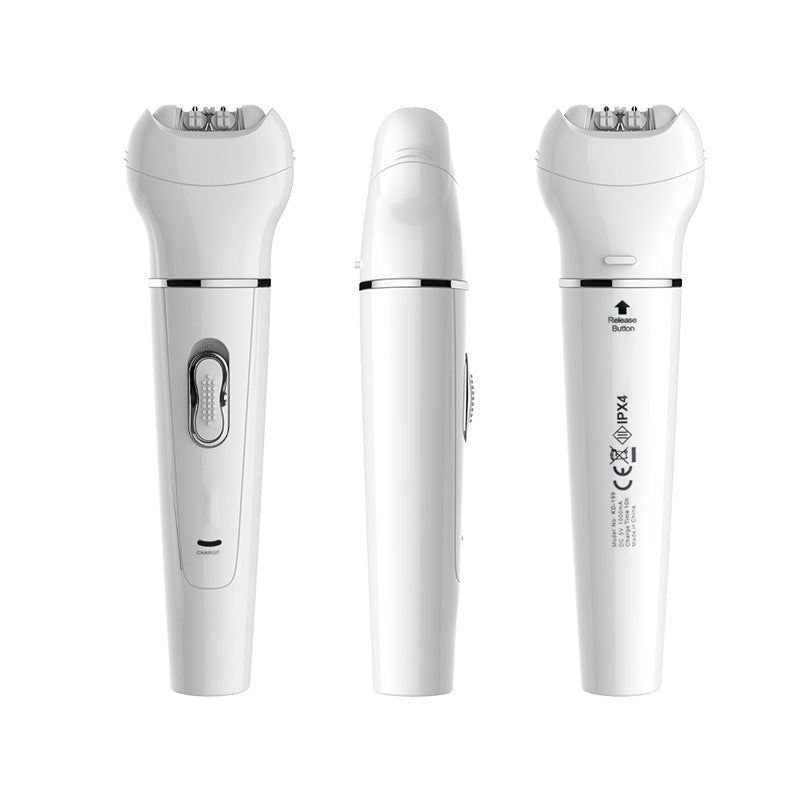 5 in 1 Multi - Functional Portable Face and body Skin Care Electric Massager Scrubber with Facial Latex Brush - Oopsdadforgot.com