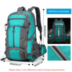 50L Fishing Backpack Large Capacity Camping Bags Outdoor Sport Hiking Trekking Climbing Travel Shoulder Backpacks Shoes Pack - Oopsdadforgot.com