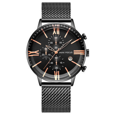 Luxury Men’s Quartz Watch – Precision Timepiece with Stylish Stainless Steel Design