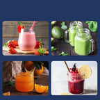 6blade Portable Blender Mini Juicer Cup Extractor Smoothie USB Charging Fruit Squeezer Blender Food Mixer Ice Crusher Portable Juicer Machine - Oopsdadforgot.com
