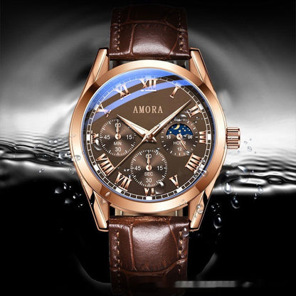 Luminous Quartz Nonmechanical Watch With Water Resistance