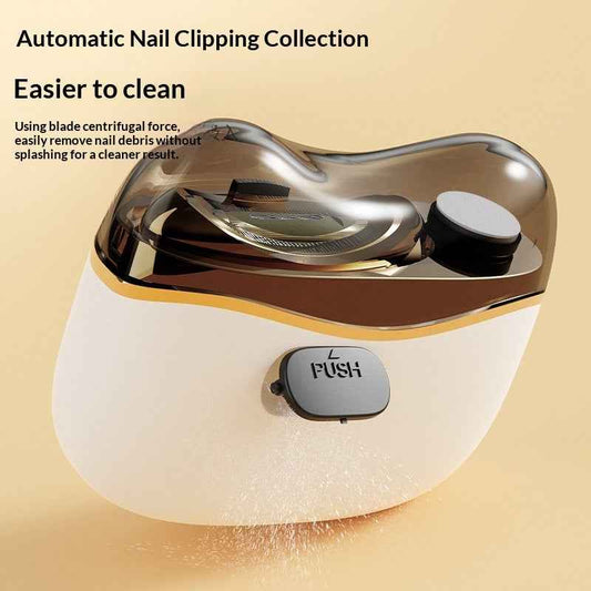 Quiet Portable Electric Nail Clipper – Rechargeable, Safe No-Pinch Nail Trimmer for Fingernails & Toenails