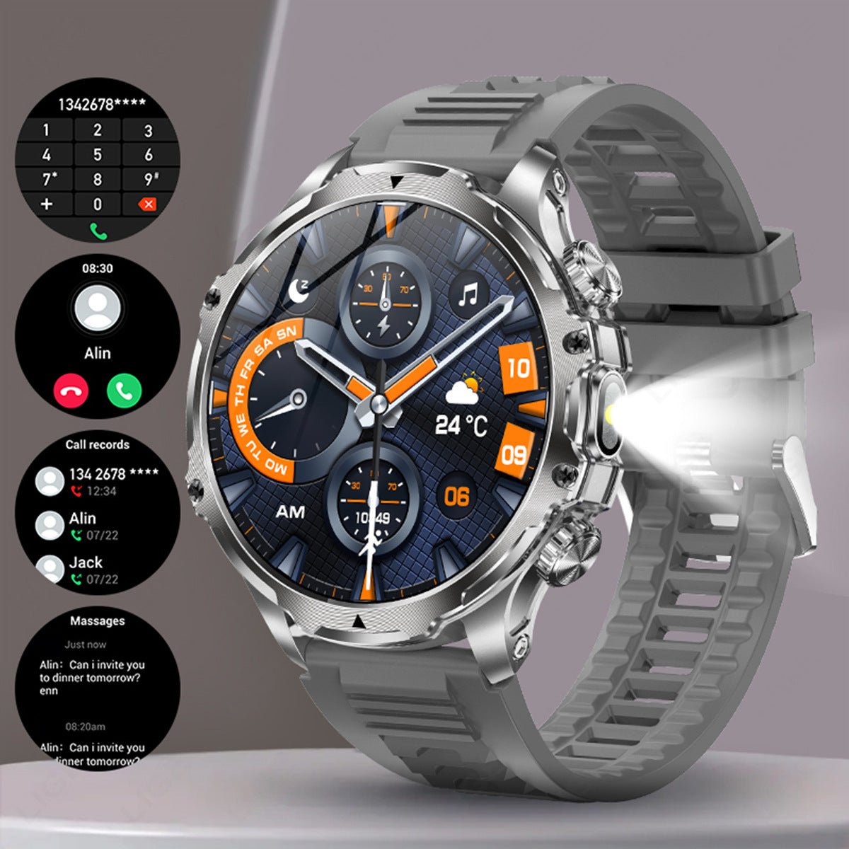 AK75 Smart Watch With Bluetooth Calling - Oopsdadforgot.com