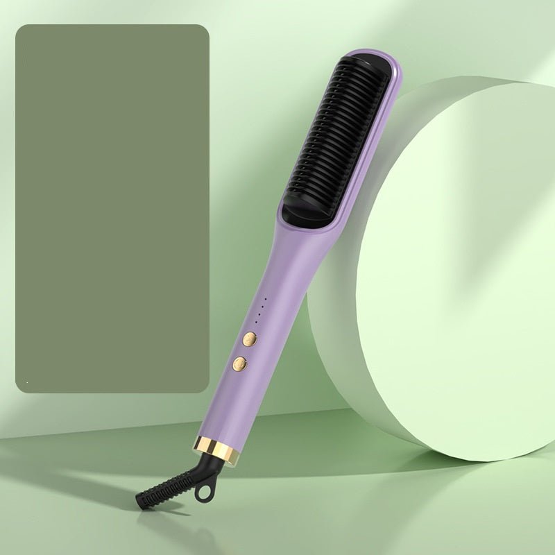Anion Hair Care Electric Hair Curlers Hair Comb Straightener - Oopsdadforgot.com