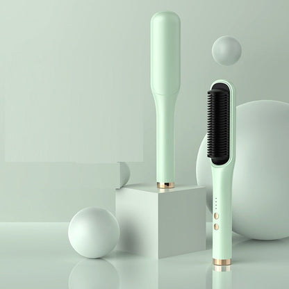 Anion Hair Care Electric Hair Curlers Hair Comb Straightener - Oopsdadforgot.com