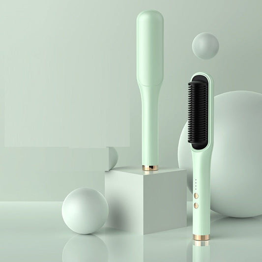 Anion Hair Care Electric Hair Curlers Hair Comb Straightener - Oopsdadforgot.com
