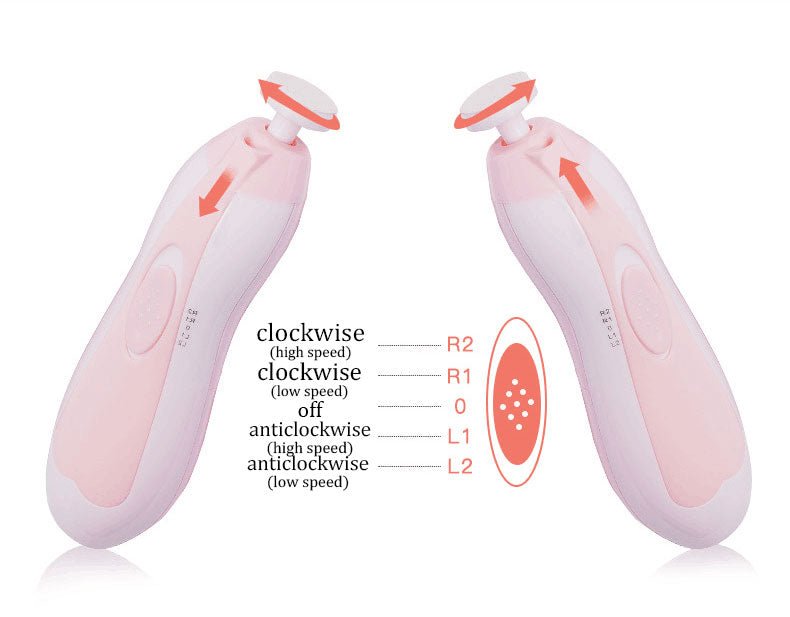 Anti - scratch Multifunctional Baby Electric Nail Polisher - Oopsdadforgot.com