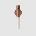 Auto LED USB Magnetic Wood Wireless Night Light Corridors Porch Lights PIR Motion Sensor Wall Light Cabinet Lamp - Oopsdadforgot.com