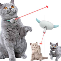 Smart Laser Cat Collar Interactive Toy USB Charging - Oopsdadforgot.com