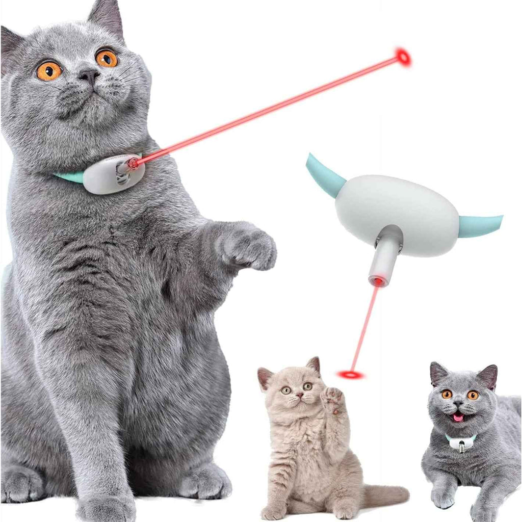 Smart Laser Cat Collar Interactive Toy USB Charging - Oopsdadforgot.com