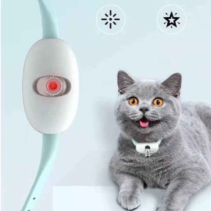 Smart Laser Cat Collar Interactive Toy USB Charging - Oopsdadforgot.com