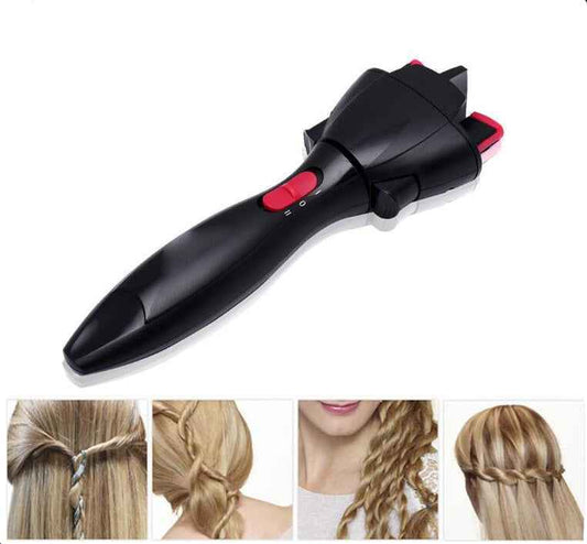 Automatic Hair Braider Hair Twister USB Electric Braiding Machine DIY Magic Roller Styling Tool Styler Bun Maker - Oopsdadforgot.com