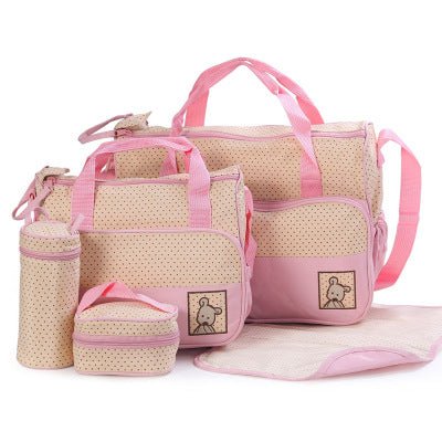 Baby Diaper Bag Suits For Mom Baby Bottle Holder Mother Mummy Stroller Maternity Nappy Bags Sets - Oopsdadforgot.com