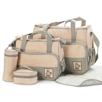 Baby Diaper Bag Suits For Mom Baby Bottle Holder Mother Mummy Stroller Maternity Nappy Bags Sets - Oopsdadforgot.com
