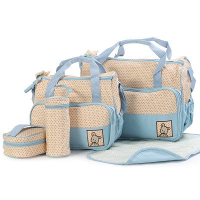 Baby Diaper Bag Suits For Mom Baby Bottle Holder Mother Mummy Stroller Maternity Nappy Bags Sets - Oopsdadforgot.com