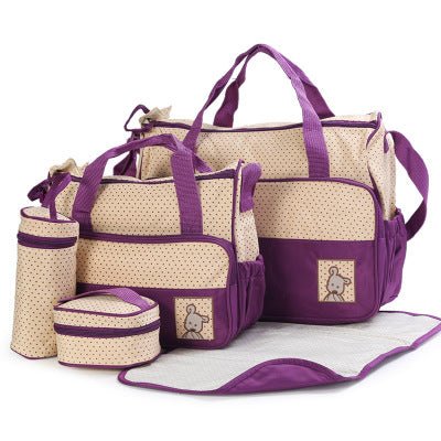 Baby Diaper Bag Suits For Mom Baby Bottle Holder Mother Mummy Stroller Maternity Nappy Bags Sets - Oopsdadforgot.com