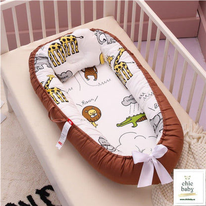 Baby Removable And Washable Bed Crib Portable Crib Travel Bed For Children Infant Kids Cotton Cradle - Oopsdadforgot.com