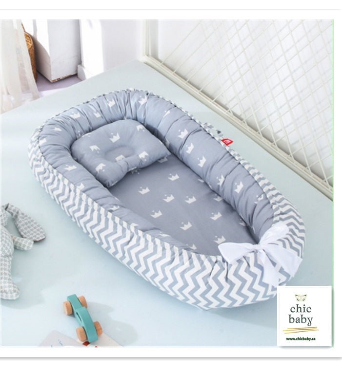 Baby Removable And Washable Bed Crib Portable Crib Travel Bed For Children Infant Kids Cotton Cradle - Oopsdadforgot.com