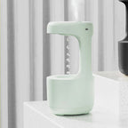Bedroom Anti - Gravity Humidifier With Clock Water Drop Backflow Aroma Diffuser Large Capacity Office Bedroom Mute Heavy Fog Household Sprayer - Oopsdadforgot.com