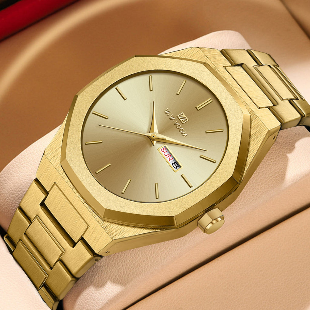 Business - Casual Steel - Chain Mens Watch - Oopsdadforgot.com