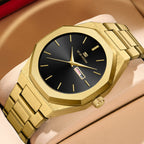 Business - Casual Steel - Chain Mens Watch - Oopsdadforgot.com