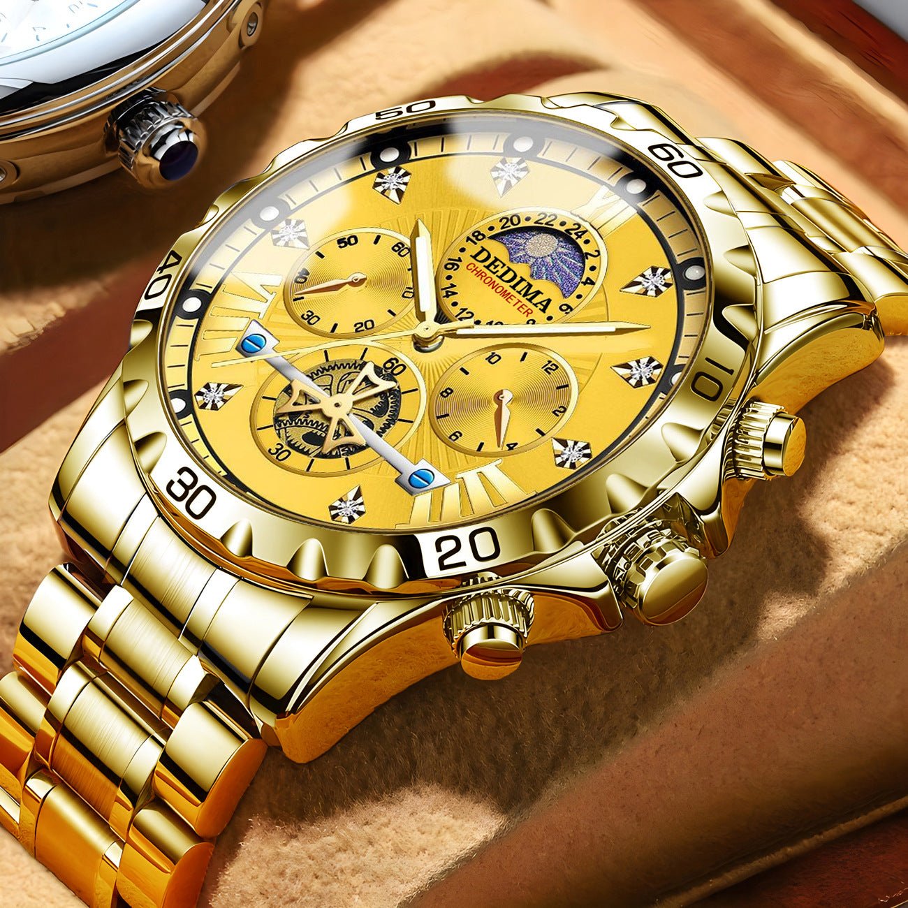 Business Luminous Waterproof Flywheel Quartz Watch - Oopsdadforgot.com