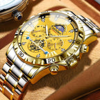 Business Luminous Waterproof Flywheel Quartz Watch - Oopsdadforgot.com