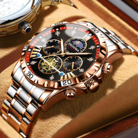 Business Luminous Waterproof Flywheel Quartz Watch - Oopsdadforgot.com