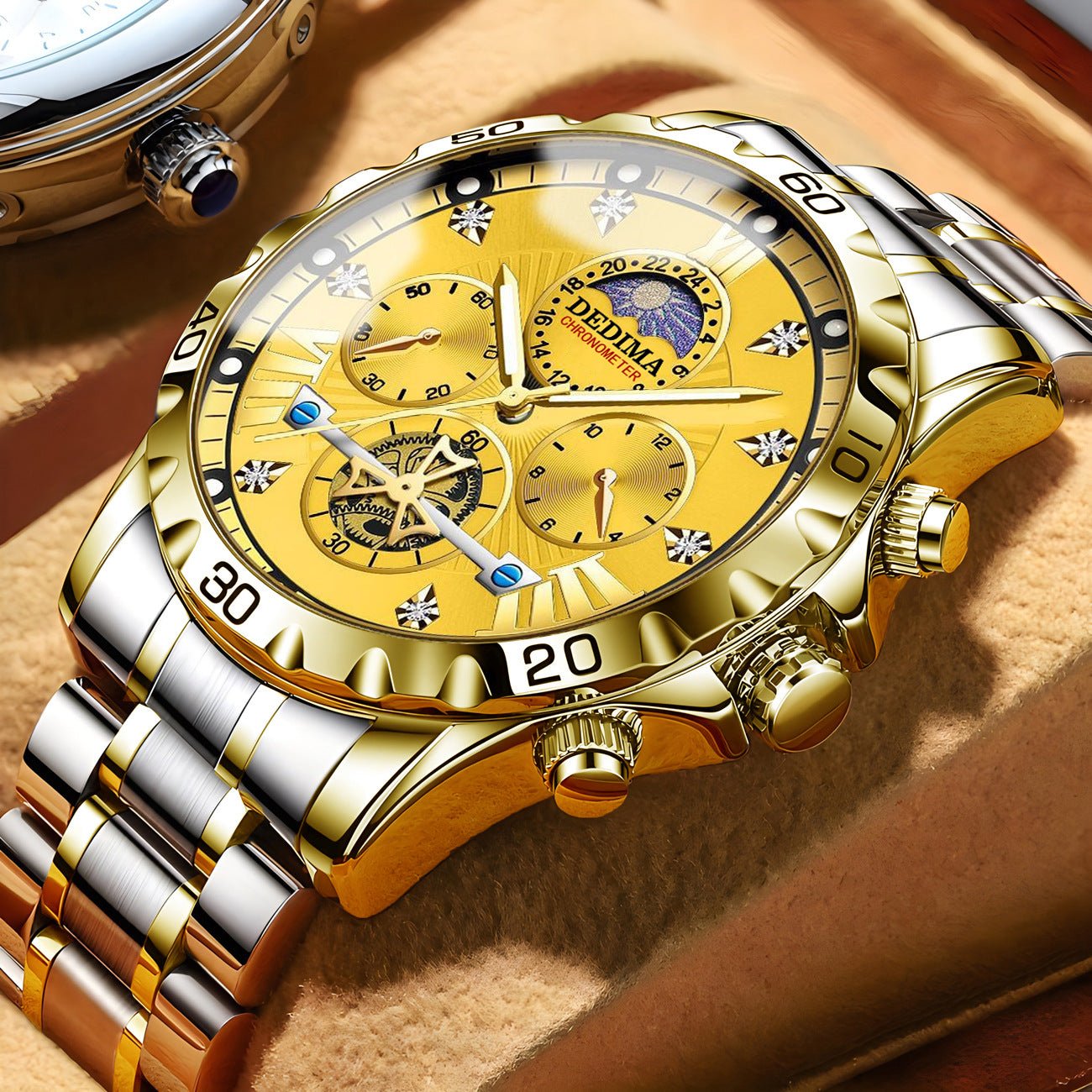 Business Luminous Waterproof Flywheel Quartz Watch - Oopsdadforgot.com