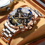 Business Luminous Waterproof Flywheel Quartz Watch - Oopsdadforgot.com