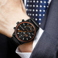 Cairen Water - Resistant Calendar Leather Business - Casual Quartz Watch - Oopsdadforgot.com