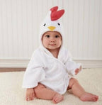 Cartoon Cute Animal Modeling Baby Bath Towels Baby Bathrobes Cotton Children's Bathrobes Baby Hooded - Oopsdadforgot.com