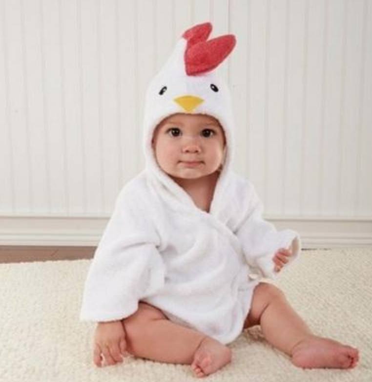 Cartoon Cute Animal Modeling Baby Bath Towels Baby Bathrobes Cotton Children's Bathrobes Baby Hooded - Oopsdadforgot.com