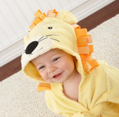Cartoon Cute Animal Modeling Baby Bath Towels Baby Bathrobes Cotton Children's Bathrobes Baby Hooded - Oopsdadforgot.com