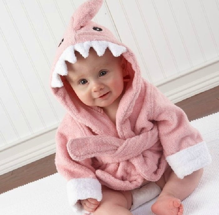 Cartoon Cute Animal Modeling Baby Bath Towels Baby Bathrobes Cotton Children's Bathrobes Baby Hooded - Oopsdadforgot.com