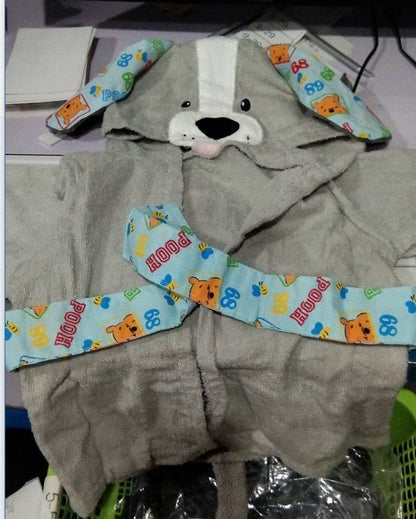 Cartoon Cute Animal Modeling Baby Bath Towels Baby Bathrobes Cotton Children's Bathrobes Baby Hooded - Oopsdadforgot.com